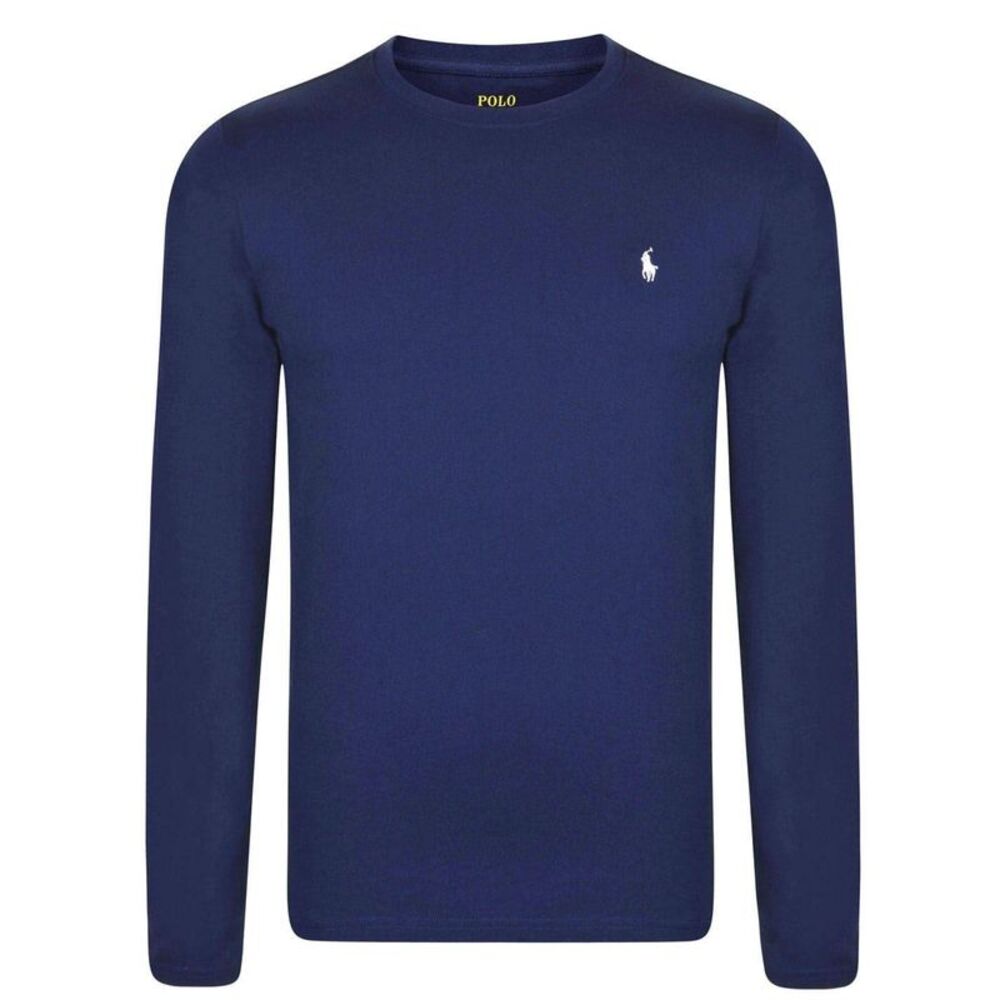 Ralph Lauren Mens Cotton Lounge Top / Navy/White - Picture 5 of 5